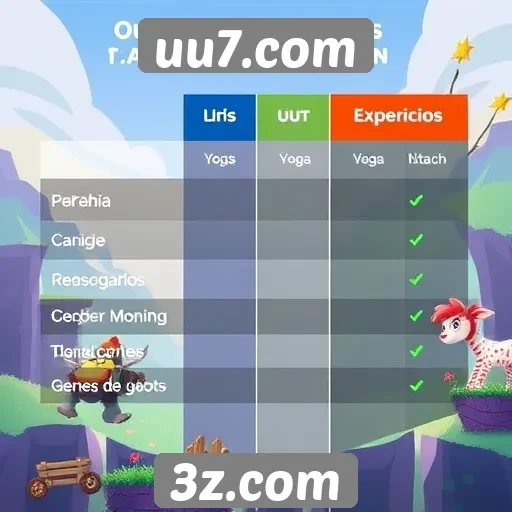 Comparação entre uu7.com e outras plataformas de jogos